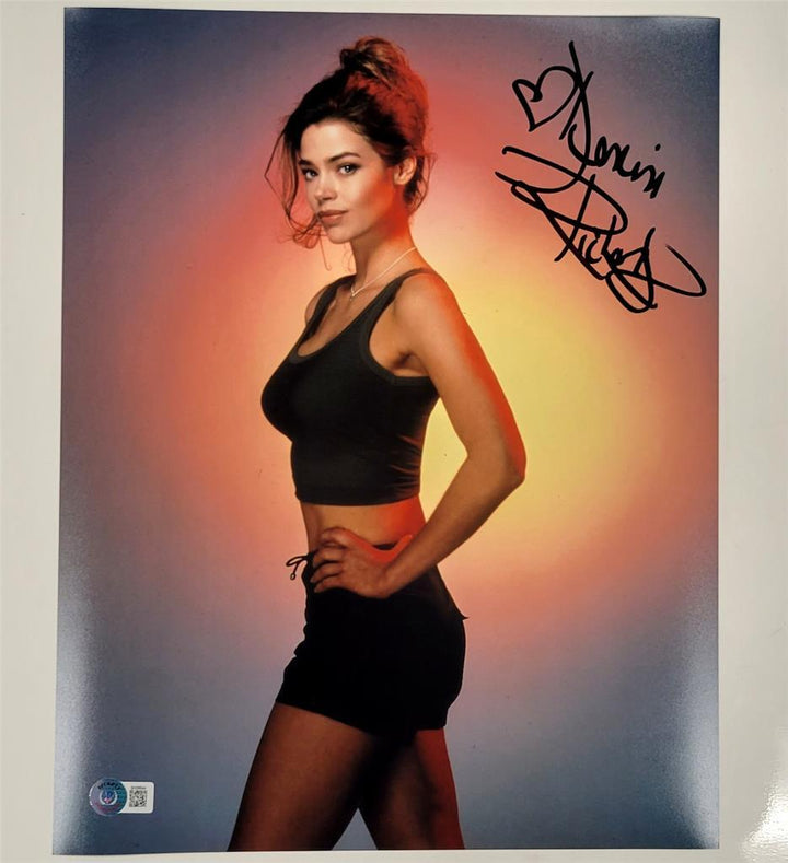Denise Richards signed 11x14 Photo #4 model actress autograph ~ Beckett BAS Holo