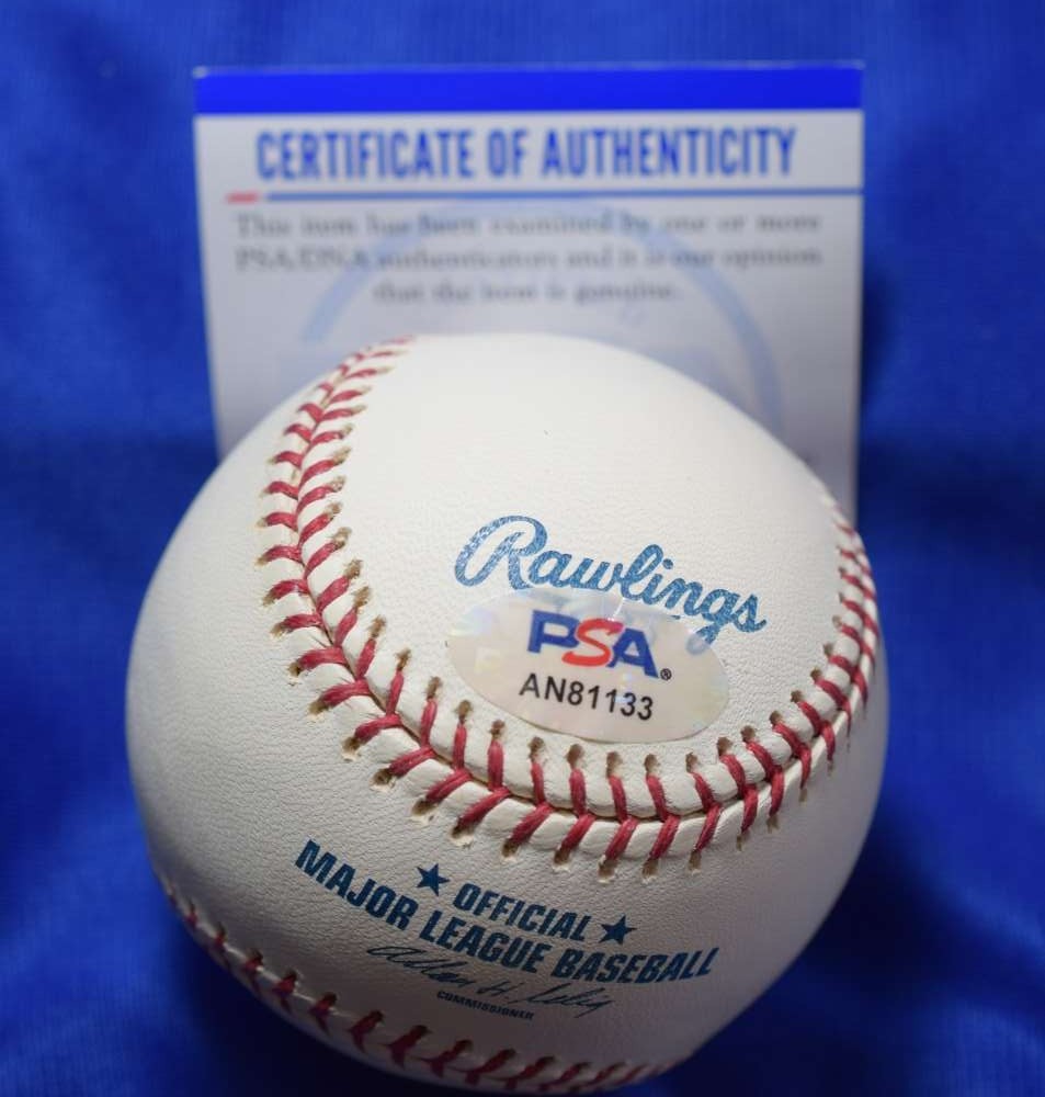John Smoltz PSA DNA Autographed Major League OML Signed Baseball 96 CY