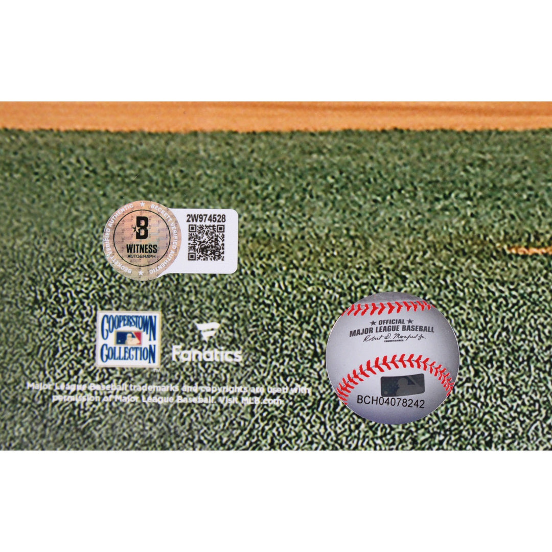 David Ortiz Autographed/Signed Boston Red Sox 16x20 Photo Beckett Witness 51146