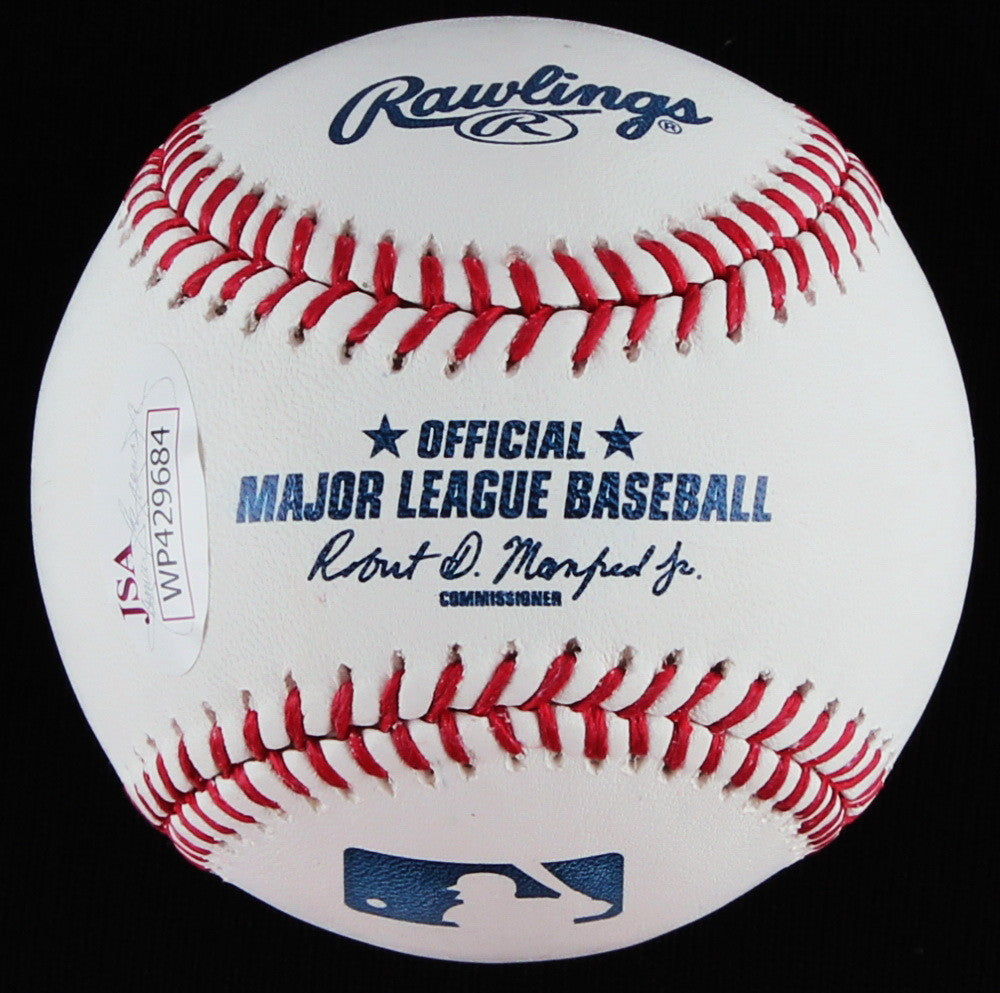 CORBIN BERNSEN "STRIKE THIS MOTHERF***ER OUT DORN" AUTO BALL MAJOR LEAGUE MOVIE