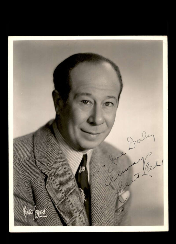 Bert Lahr PSA DNA Coa Signed 8x10 Photo Lion Wizard Of Oz Autograph