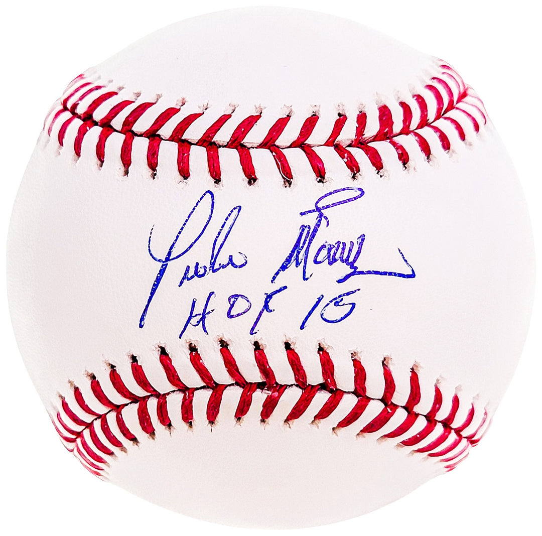 Pedro Martinez Signed Official MLB Baseball Red Sox "HOF 15" Beckett Witness