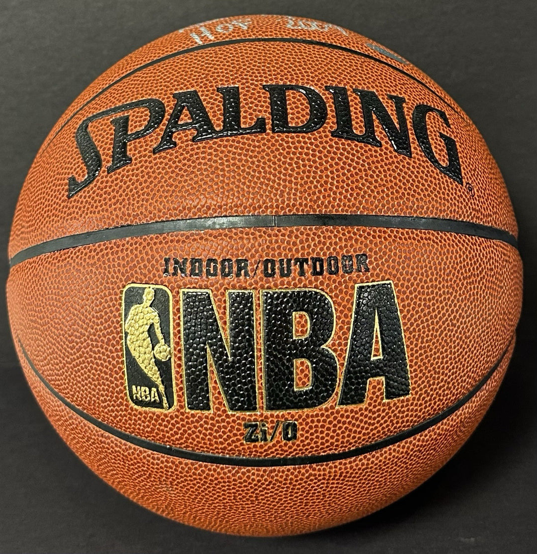 David Robinson Signed Spalding I/O Basketball Spurs HOF Dream Team Auto Steiner