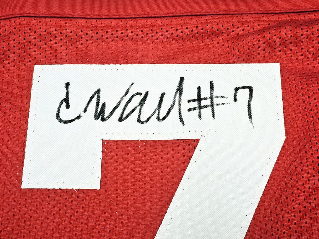 San Francisco 49ers Charvarius Ward Autographed Signed Red Jersey Beckett Wit