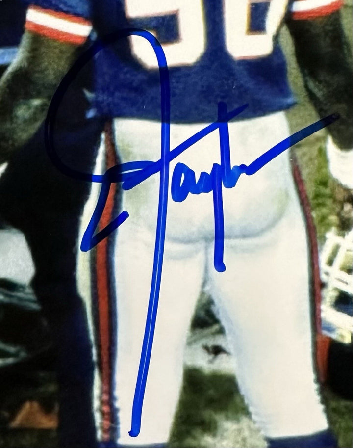 Lawrence Taylor Signed 8x10 Framed Photo Theismann Sack Giants Auto HoF Steiner
