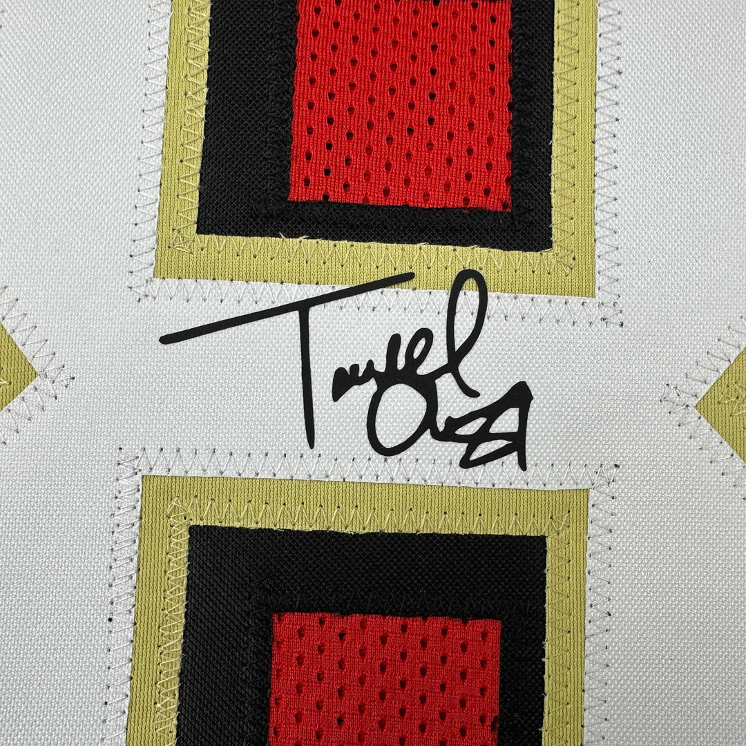 Facsimile Autographed Terrell Owens San Francisco Red Reprint Jersey Men's XL