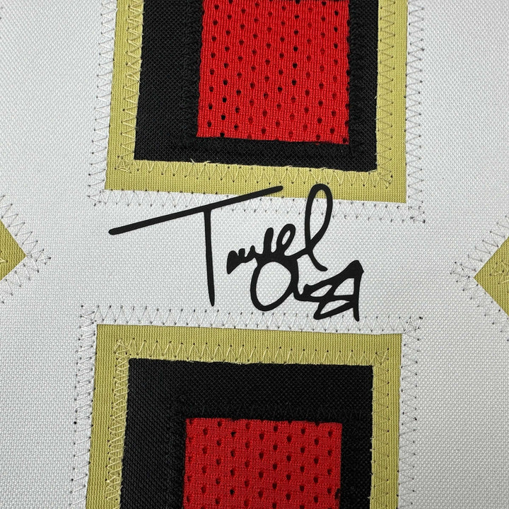 Facsimile Autographed Terrell Owens San Francisco Red Reprint Jersey Men's XL