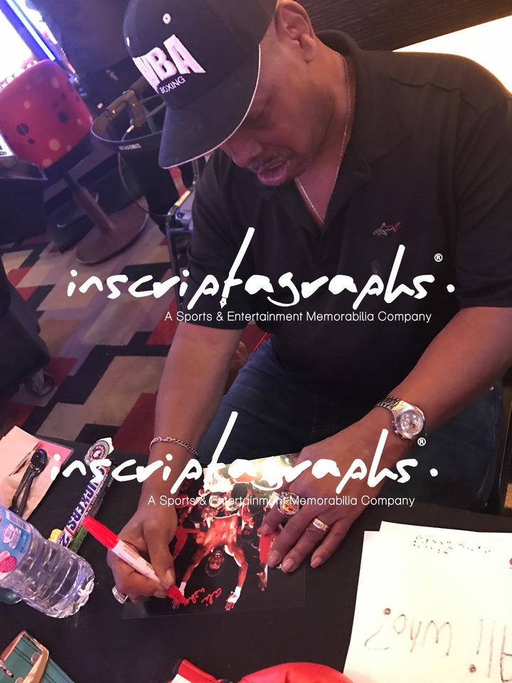 Leon Spinks Signed 8x10 Inscribed COA Inscriptagraphs Michael 8x Muhammad Ali