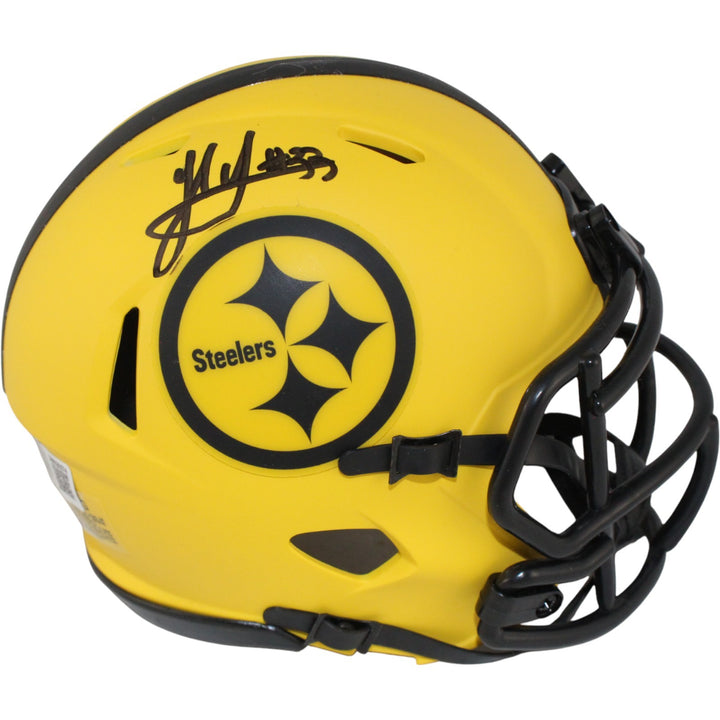 Jack Sawyer Autographed Pittsburgh Steelers Rave Mini Helmet Beckett 53668