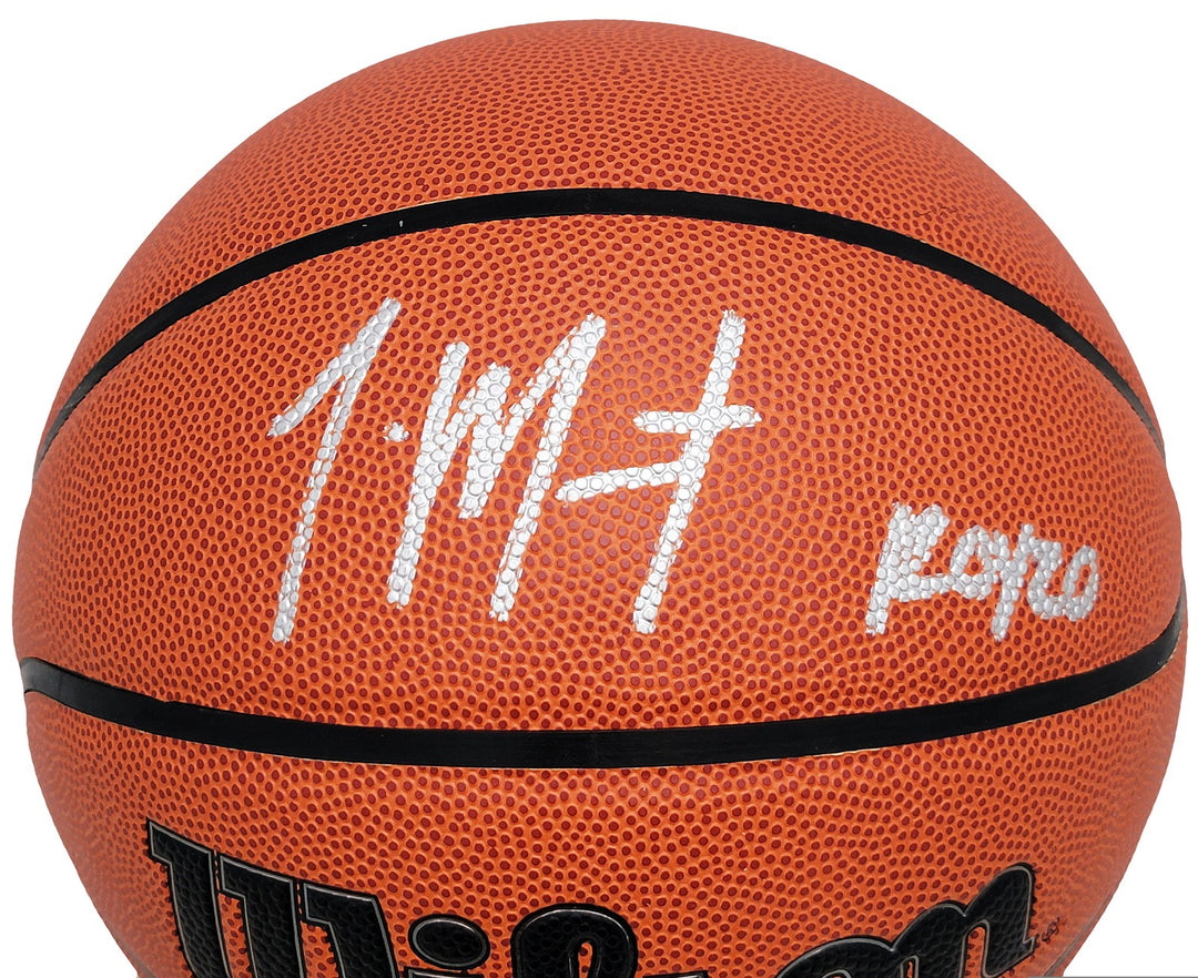 Ja Morant Signed Indoor/Outdoor Wilson Basketball Memphis Grizzlies "ROY 20" JSA