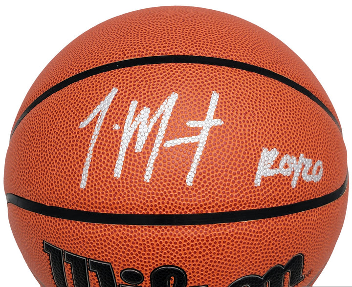 Ja Morant Signed Indoor/Outdoor Wilson Basketball Memphis Grizzlies "ROY 20" JSA