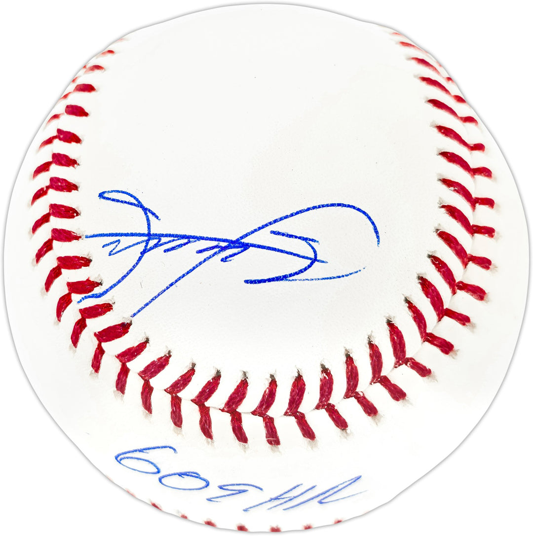 Sammy Sosa Signed Official MLB Baseball Cubs "609 HR & 98 NL MVP" Beckett Wit