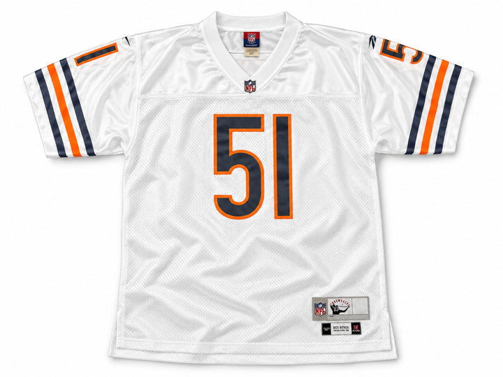 Dick Butkus Signed Bears White Reebok Jersey XXL HOF 79 JSA