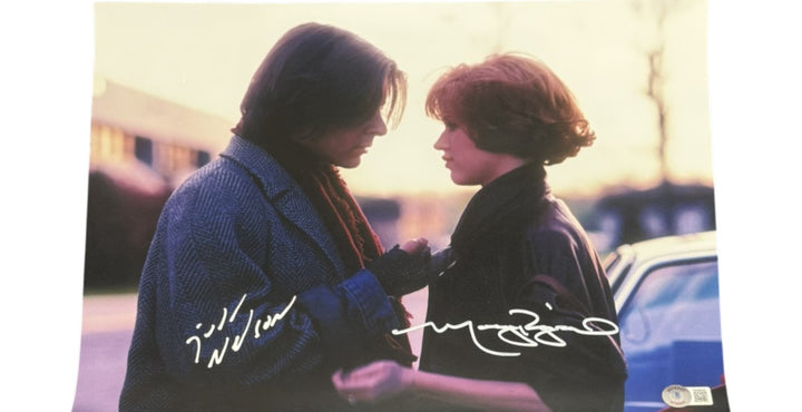 Judd Nelson Ringwald Autographed The Breakfast Club 11x14 Photo Beckett 54361