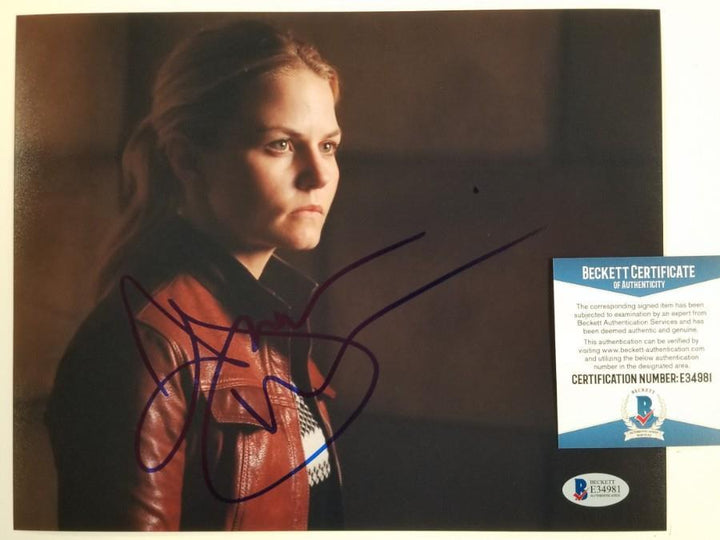 JENNIFER MORRISON Signed 8x10 Photo #3 Once Upon a Time Actress~ Beckett BAS COA
