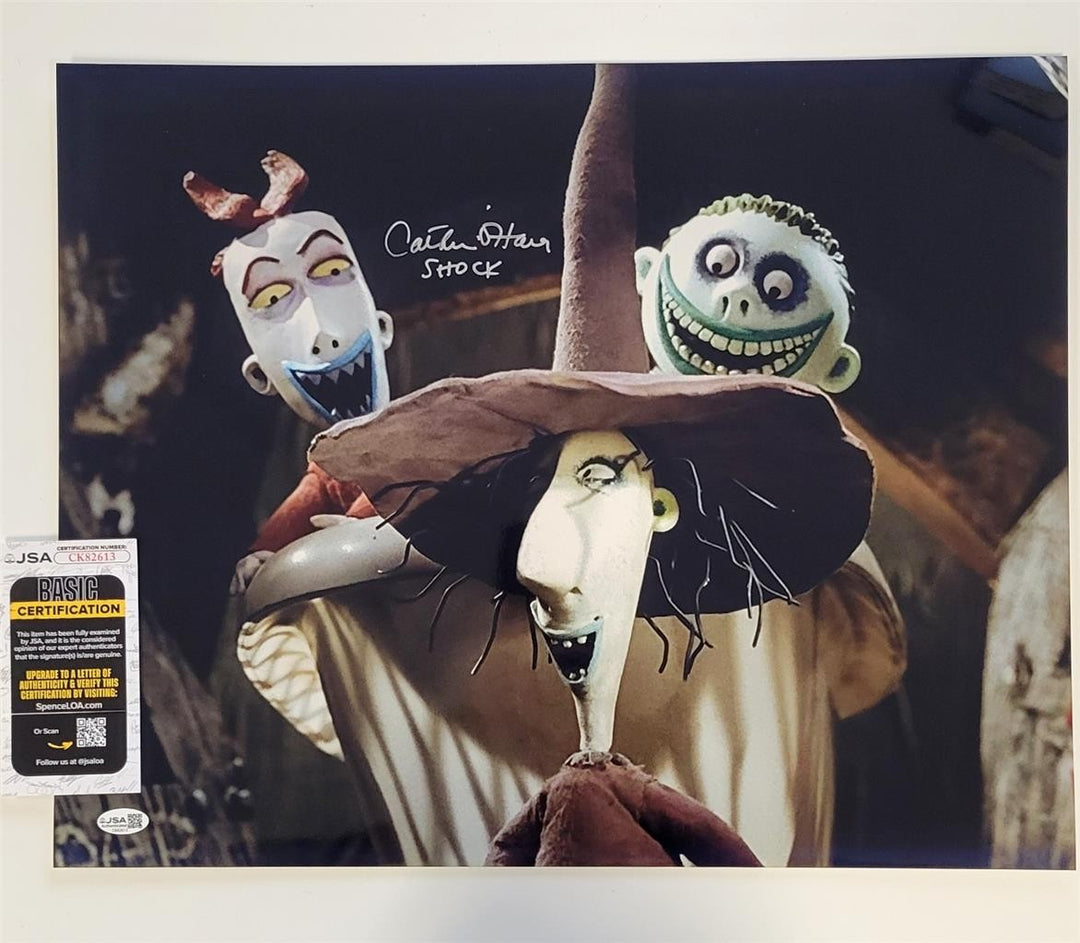 Catherine O'Hara Signed "Shock" Nightmare Before Christmas 16x20 Photo auto JSA