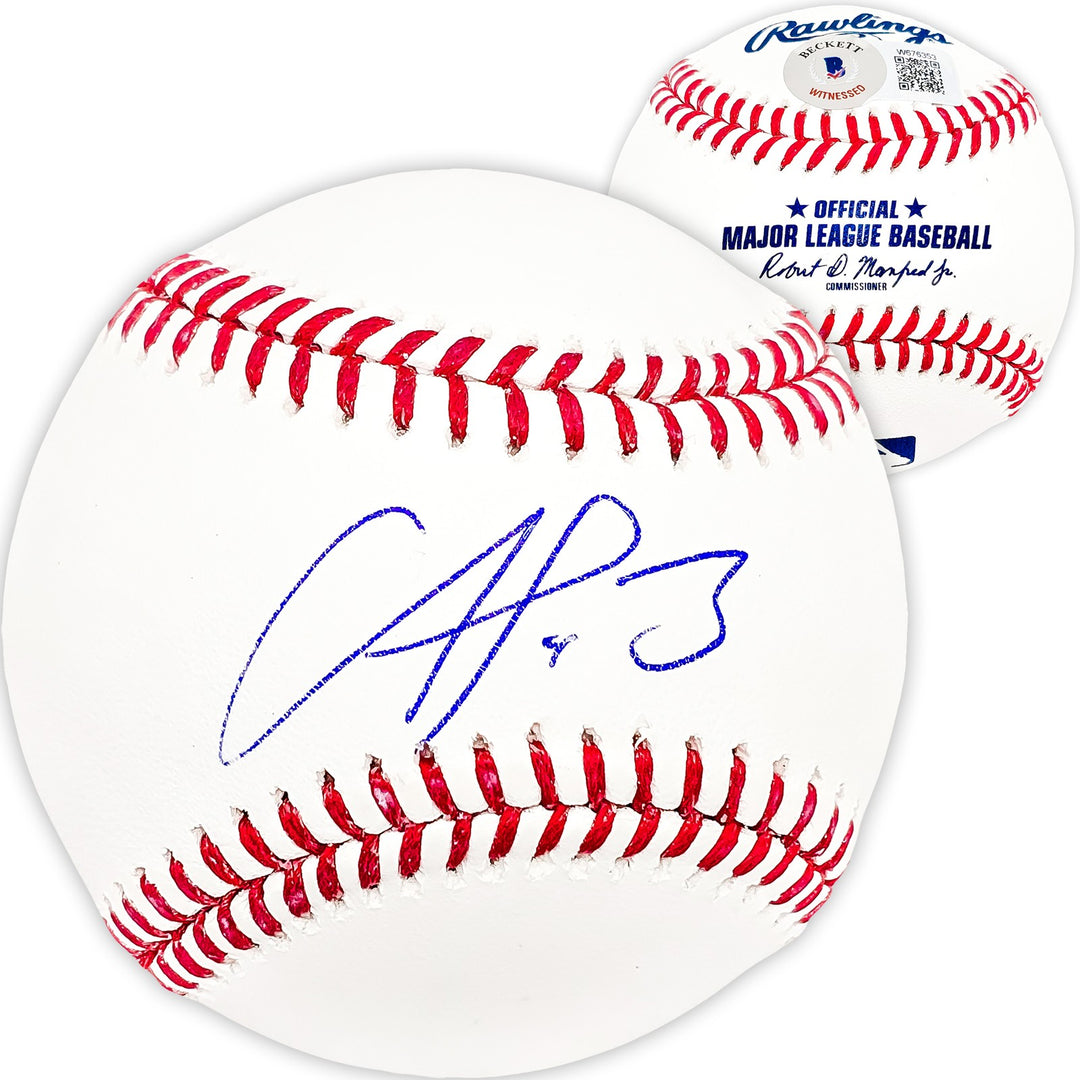 Francisco Alvarez Signed Official MLB Baseball New York Mets Beckett BAS Witness