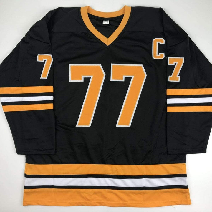 Autographed/Signed Ray Bourque Boston Black Hockey Jersey JSA COA