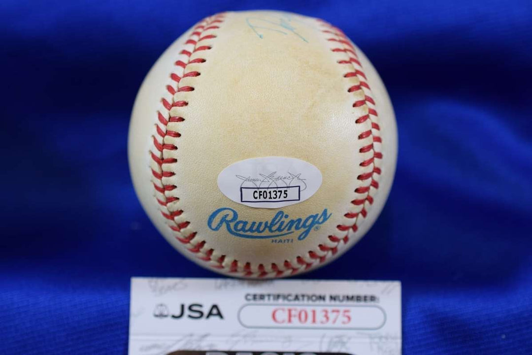Dan Quisenberry JSA COA Autograph OAL American League Signed Baseball