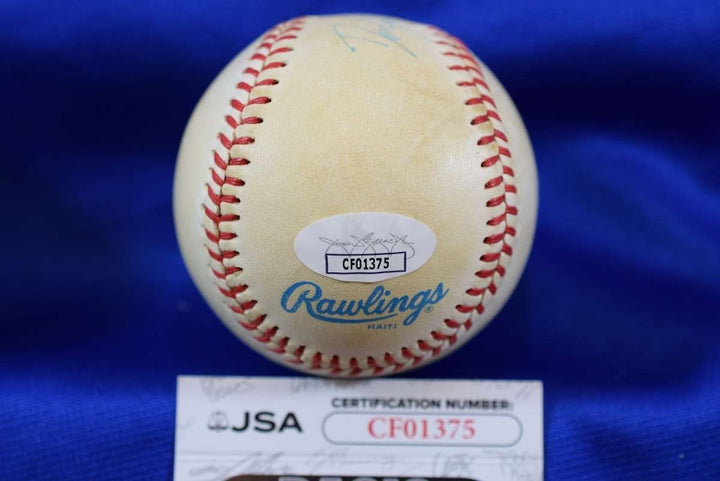 Dan Quisenberry JSA COA Autograph OAL American League Signed Baseball