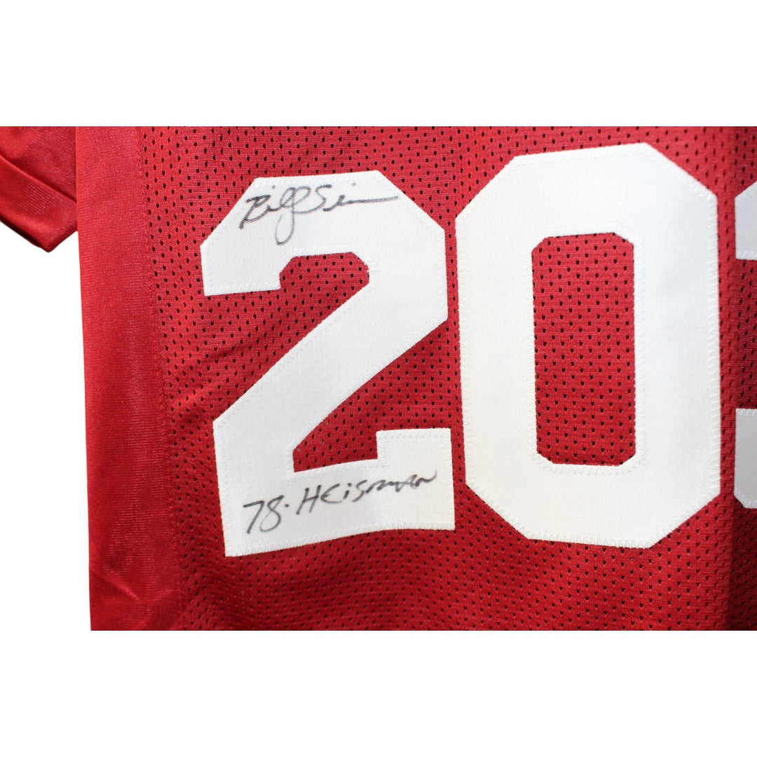 Bradford White Sims Owens Signed College Style Heisman XL Jersey Beckett 55444