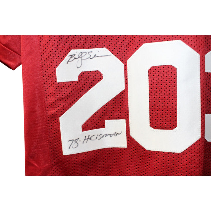 Bradford White Sims Owens Signed College Style Heisman XL Jersey Beckett 55444