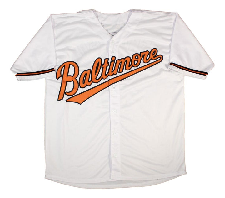 Gunnar Henderson Baltimore Signed White Baseball Jersey BAS