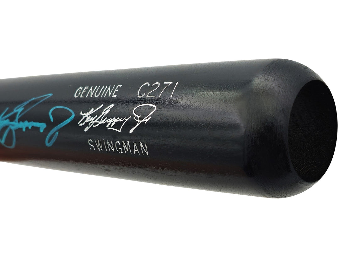 Ken Griffey Jr. Black Louisville Slugger Player Signed Swingman Bat Beckett BAS