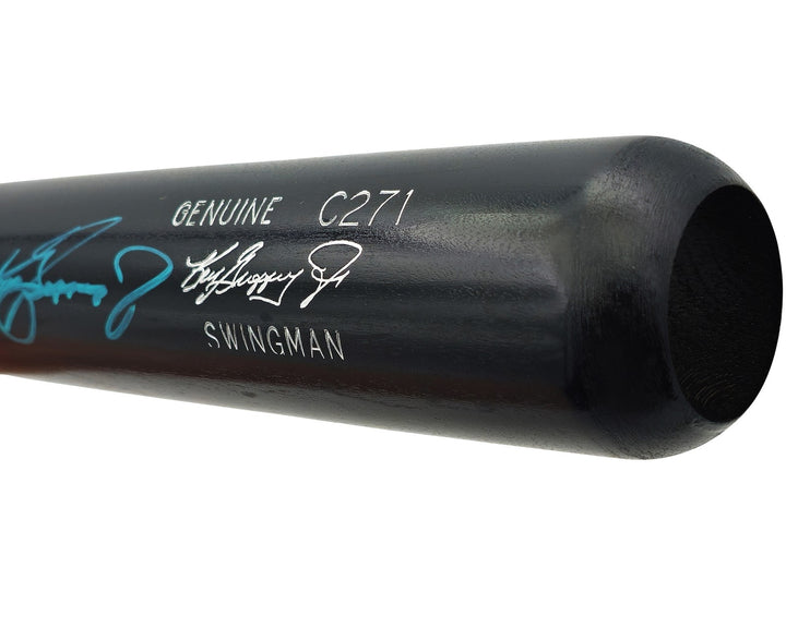 Ken Griffey Jr. Black Louisville Slugger Player Signed Swingman Bat Beckett BAS
