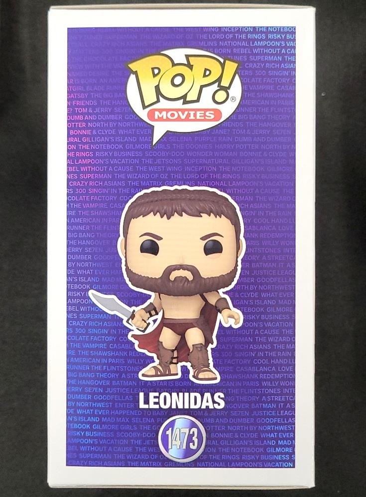 Gerard Butler signed Leonidas 300 Funko Pop! 1473 autograph (D) ~ Beckett BAS