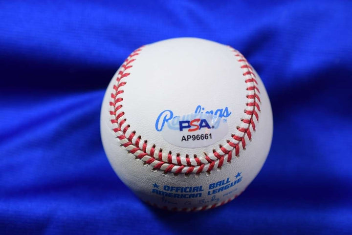 Larry Doby PSA DNA Autograph American League OAL Signed Baseball Twins