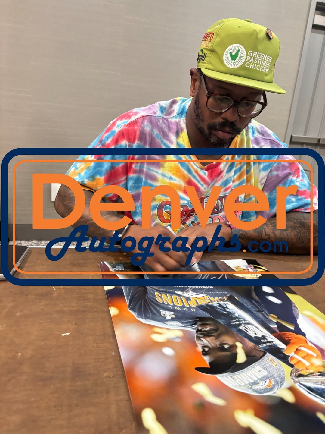 Von Miller Autographed Denver Broncos 16x20 Photo Beckett Witness 54691