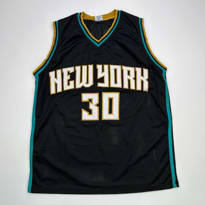 Facsimile Autographed Breanna Stewart New York Black Reprint Jersey Size Mens XL