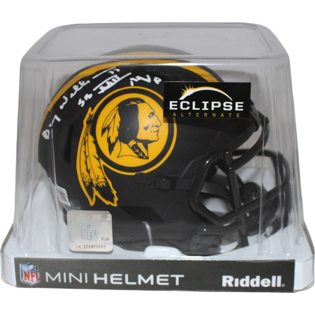 Doug Williams Signed Washington Redskins Eclipse Mini Helmet Beckett 43041