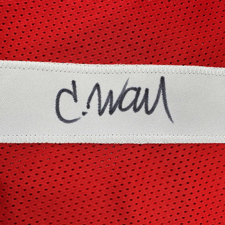 Autographed/Signed Charvarius Ward San Francisco Red Jersey Beckett BAS COA