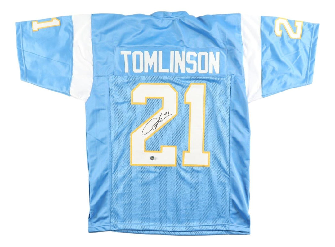 LaDainian Tomlinson San Diego Signed Powder Blue Football Jersey BAS