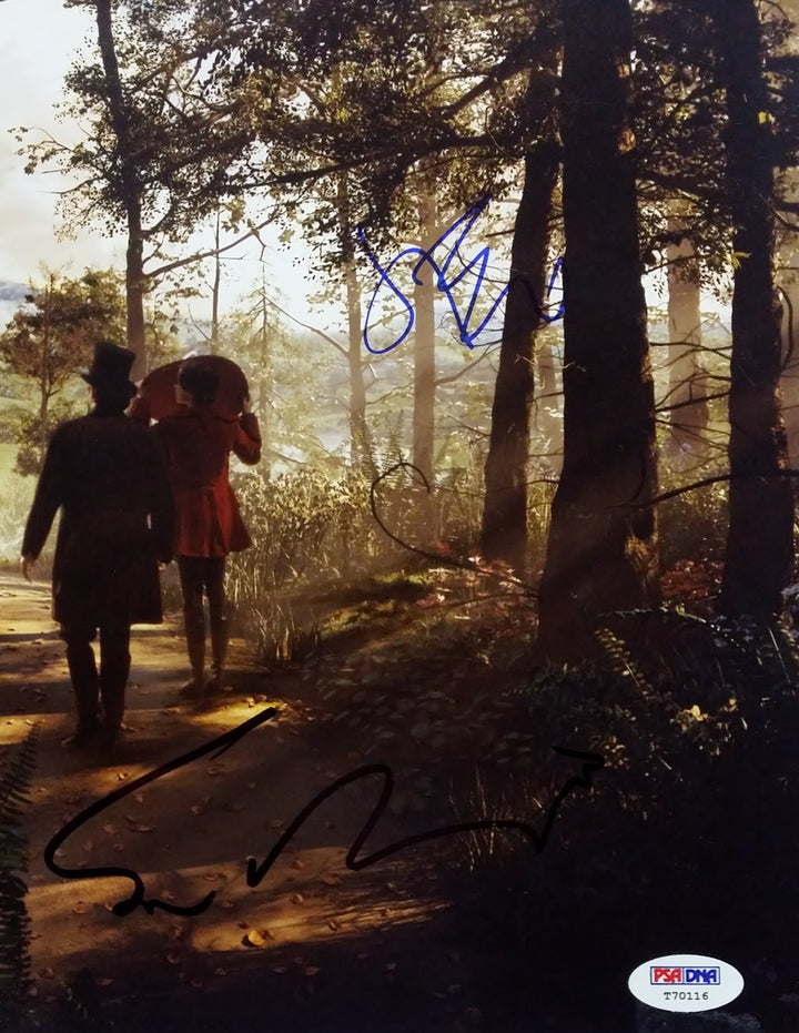 James Franco & Sam Raimi OZ The Great And Powerful Signed 11X17 Photo PSA/DNA