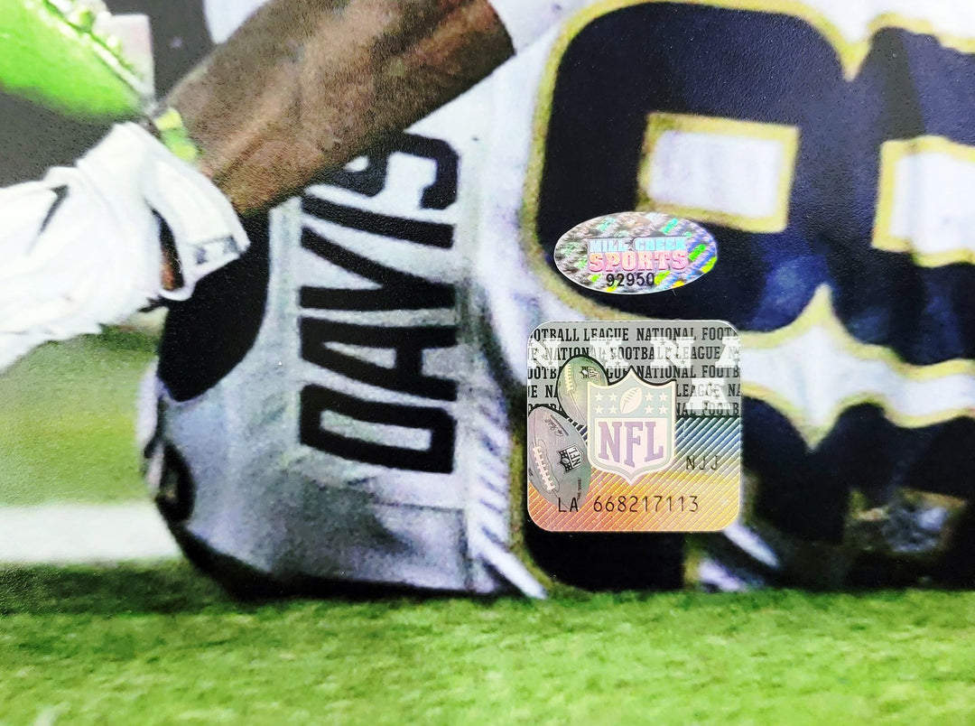 Tyler Lockett Signed 16x20 Photo Seahawks Color Rush Green Jerseys MCS Holo