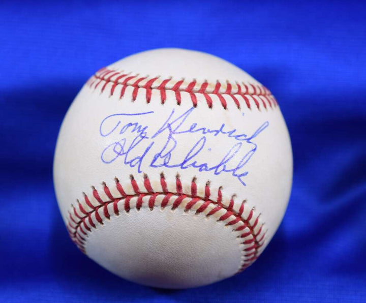 Tom Henrich PSA DNA Autograph American League Signed Baseball Old Reliable