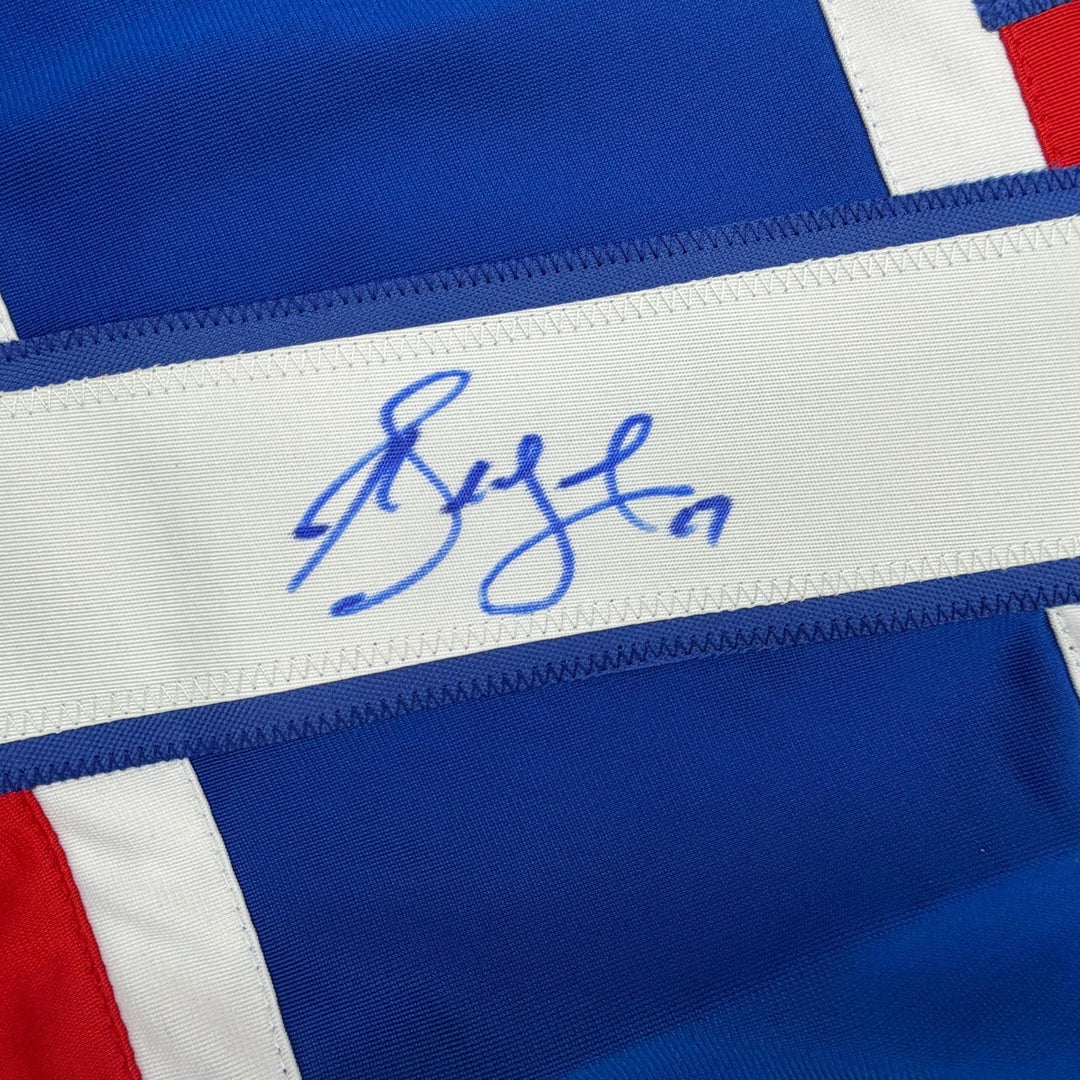 Autographed/Signed Alexei Alex Kovalev Montreal Red Jersey Beckett BAS COA