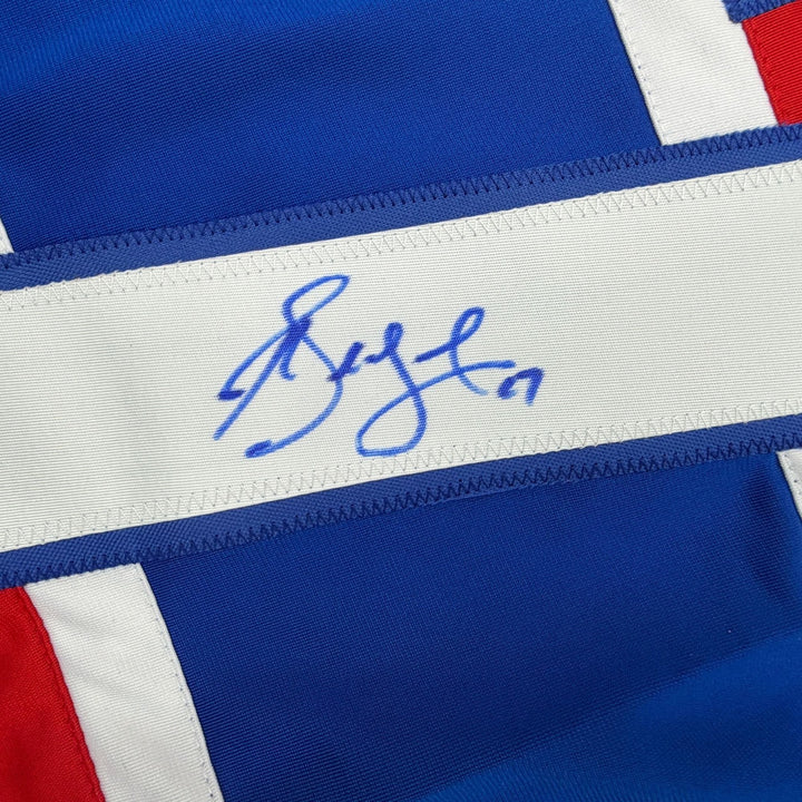 Autographed/Signed Alexei Alex Kovalev Montreal Red Jersey Beckett BAS COA