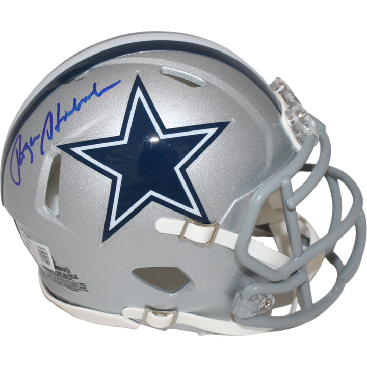 Roger Staubach Autograhed/Signed Dallas Cowboys Mini Helmet Beckett 43273