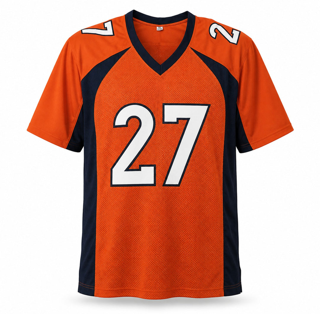 Denver Broncos Steve Atwater Signed Orange Jersey Beckett BAS Witness