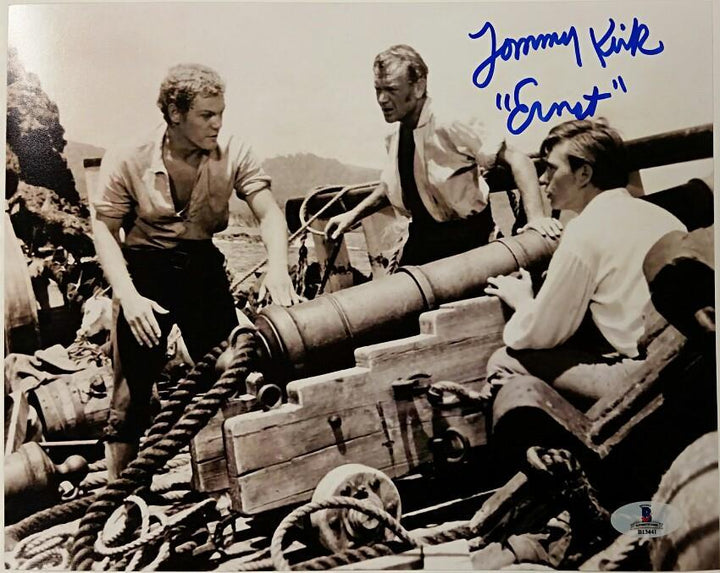 TOMMY KIRK Signed 8x10 Photo #6 "Ernst" SWISS FAMILY ROBINSON Beckett BAS COA