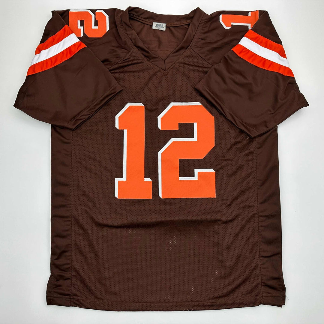 Facsimile Autographed Josh Gordon Cleveland Brown Reprint Jersey Size Men's XL