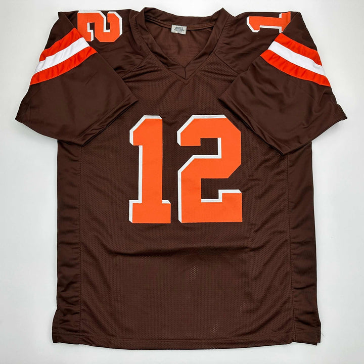 Facsimile Autographed Josh Gordon Cleveland Brown Reprint Jersey Size Men's XL