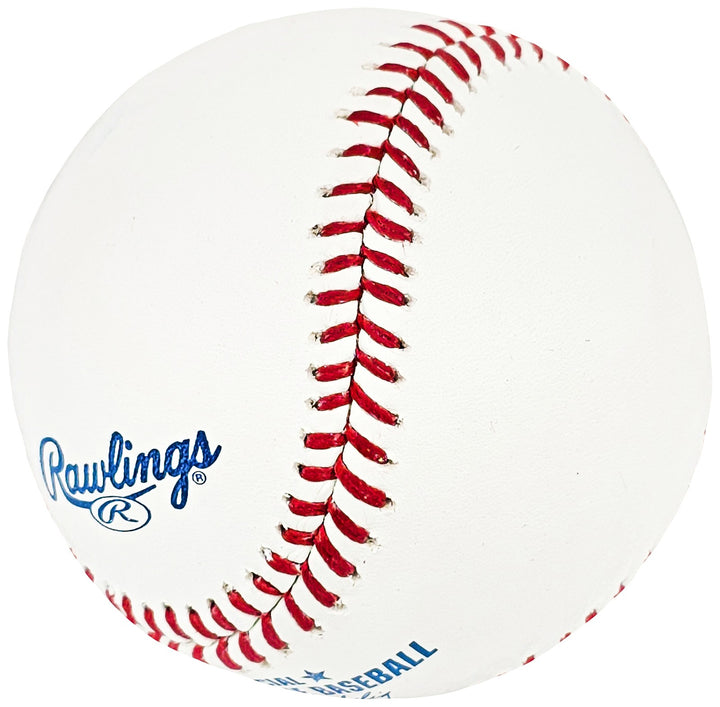 Rickey Henderson Signed MLB Baseball Oakland A's, Yankees HOF 2009 MLB & Steiner