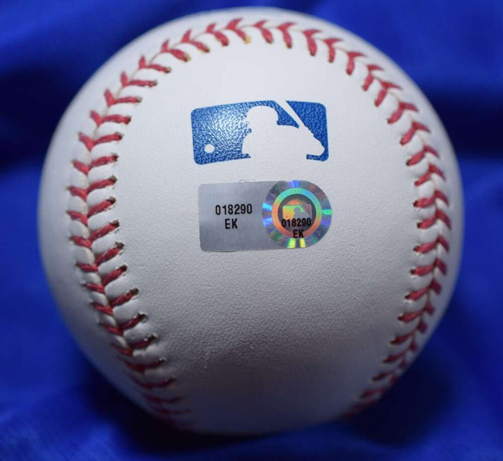 Michael Young MLB Authentic Coa Autograph Major League OML Signed Baseball