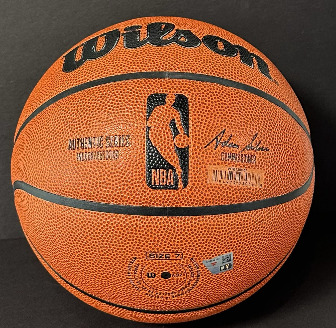 Jalen Brunson Signed Wilson I/O Basketball Knicks Mint Autograph Fanatics COA