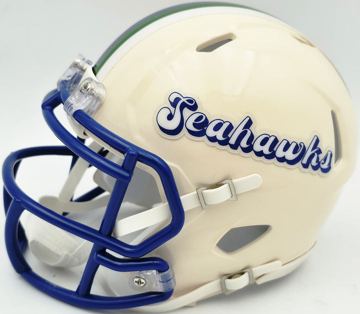 Jason Myers Signed Seahawks Cream Retro Speed Mini Helmet MCS COA